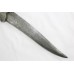 Dagger Knife Damascus Steel Blade Grey Agate Stone Handle Silver Koftgiri D54